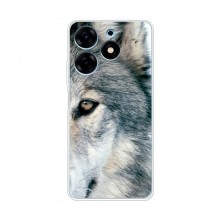 Чехлы с картинками животных TECNO Spark 10 Pro Волк - купить на Floy.com.ua