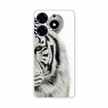 Чехлы с картинками животных TECNO Spark 10 Pro Белый Тигр - купить на Floy.com.ua