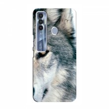 Чехлы с картинками животных TECNO Spark 7 Pro Волк - купить на Floy.com.ua