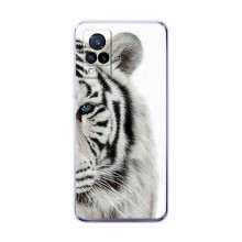 Чехлы с картинками животных ViVO V21 Белый Тигр - купить на Floy.com.ua