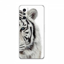 Чехлы с картинками животных Xiaomi POCO F4 GT Белый Тигр - купить на Floy.com.ua