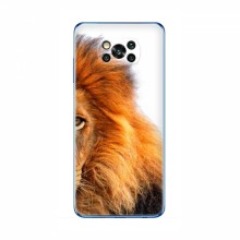 Чехлы с картинками животных Xiaomi POCO X3 Лев грива - купить на Floy.com.ua