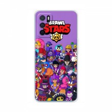 Чехлы Brawl Stars для OPPO A16 (AlphaPrint)