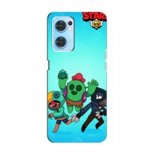 Чехлы Brawl Stars для OPPO Reno 7 4G (AlphaPrint)