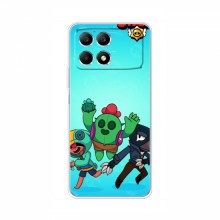 Чехлы Brawl Stars для Xiaomi POCO F6 Pro (AlphaPrint)