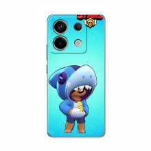 Чехлы Brawl Stars для Xiaomi Redmi Note 13 (5G) (AlphaPrint) Леон - купить на Floy.com.ua