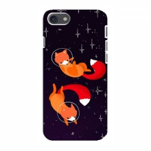 Чехлы с картинкой Лисички для iPhone 8 (VPrint) Лисички космонавты - купить на Floy.com.ua