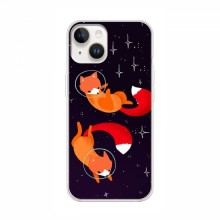 Чехлы с картинкой Лисички для iPhone 16 Ultra (VPrint) Лисички космонавты - купить на Floy.com.ua