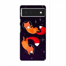 Чехлы с картинкой Лисички для Google Pixel 6 Pro (VPrint) Лисички космонавты - купить на Floy.com.ua