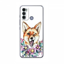 Чехлы с картинкой Лисички для Motorola MOTO G60 (VPrint) Веселая лисичка - купить на Floy.com.ua