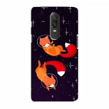Чехлы с картинкой Лисички для OnePlus 6 (VPrint) Лисички космонавты - купить на Floy.com.ua