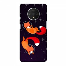 Чехлы с картинкой Лисички для OnePlus 7T (VPrint) Лисички космонавты - купить на Floy.com.ua