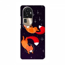 Чехлы с картинкой Лисички для OPPO Reno 10 Pro (CHINA) (VPrint) Лисички космонавты - купить на Floy.com.ua
