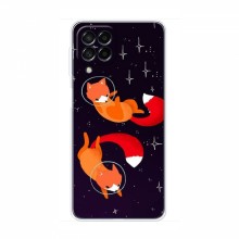 Чехлы с картинкой Лисички для Samsung Galaxy A22 5G (VPrint) Лисички космонавты - купить на Floy.com.ua