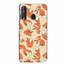 Чехлы с картинкой Лисички для Samsung Galaxy A60 2019 (A605F) (VPrint) Много лисичек - купить на Floy.com.ua