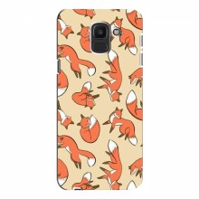 Чехлы с картинкой Лисички для Samsung J6 2018 (VPrint) Много лисичек - купить на Floy.com.ua