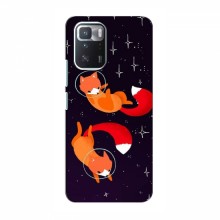 Чехлы с картинкой Лисички для Xiaomi POCO X3 GT (VPrint) Лисички космонавты - купить на Floy.com.ua