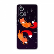 Чехлы с картинкой Лисички для Xiaomi POCO X4 GT (VPrint) Лисички космонавты - купить на Floy.com.ua