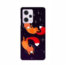 Чехлы с картинкой Лисички для Xiaomi Redmi Note 12T Pro (VPrint) Лисички космонавты - купить на Floy.com.ua