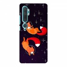 Чехлы с картинкой Лисички для Xiaomi Mi 10 (VPrint)