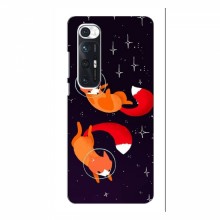 Чехлы с картинкой Лисички для Xiaomi Mi 10s (VPrint) Лисички космонавты - купить на Floy.com.ua