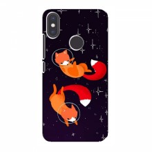 Чехлы с картинкой Лисички для Xiaomi Mi A2 (VPrint) Лисички космонавты - купить на Floy.com.ua