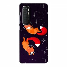 Чехлы с картинкой Лисички для Xiaomi Mi Note 10 Lite (VPrint) Лисички космонавты - купить на Floy.com.ua