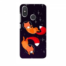 Чехлы с картинкой Лисички для Xiaomi Mi8 (VPrint) Лисички космонавты - купить на Floy.com.ua
