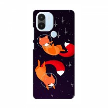 Чехлы с картинкой Лисички для Xiaomi POCO C50 (VPrint) Лисички космонавты - купить на Floy.com.ua