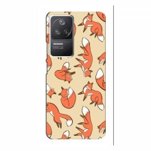 Чехлы с картинкой Лисички для Xiaomi POCO F4 (5G) (VPrint)