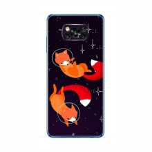 Чехлы с картинкой Лисички для Xiaomi POCO X3 (VPrint) Лисички космонавты - купить на Floy.com.ua