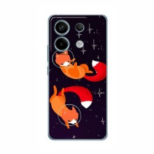 Чехлы с картинкой Лисички для Xiaomi POCO X6 5G (VPrint) Лисички космонавты - купить на Floy.com.ua
