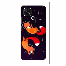 Чехлы с картинкой Лисички для Xiaomi Redmi 10A (VPrint) Лисички космонавты - купить на Floy.com.ua