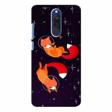 Чехлы с картинкой Лисички для Xiaomi Redmi 8 (VPrint) Лисички космонавты - купить на Floy.com.ua