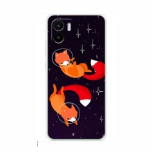 Чехлы с картинкой Лисички для Xiaomi Redmi A1 (VPrint) Лисички космонавты - купить на Floy.com.ua
