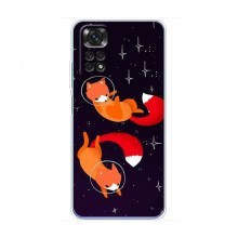 Чехлы с картинкой Лисички для Xiaomi Redmi Note 11 / 11S (Global Version) (VPrint) Лисички космонавты - купить на Floy.com.ua
