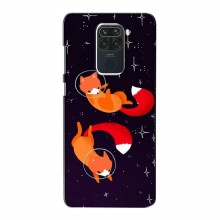 Чехлы с картинкой Лисички для Xiaomi Redmi Note 9 (VPrint) Лисички космонавты - купить на Floy.com.ua