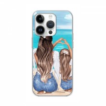 Чехлы для iPhone 16 Pro - с картинкой (Модные) (AlphaPrint) Мама и дочь - купить на Floy.com.ua
