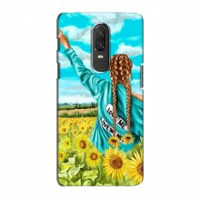 Чехлы для OnePlus 6 - с картинкой (Модные) (AlphaPrint) Девушка на поле - купить на Floy.com.ua