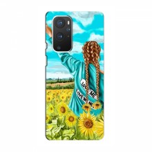 Чехлы для OnePlus 9 - с картинкой (Модные) (AlphaPrint) Девушка на поле - купить на Floy.com.ua