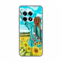 Чехлы для OnePlus Ace 3 - с картинкой (Модные) (AlphaPrint) Девушка на поле - купить на Floy.com.ua