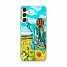 Чехлы для Samsung Galaxy A24 - с картинкой (Модные) (AlphaPrint) Девушка на поле - купить на Floy.com.ua