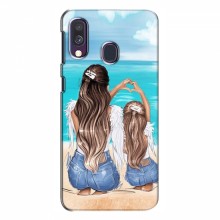 Чехлы для Samsung Galaxy A40 2019 (A405F) - с картинкой (Модные) (AlphaPrint) Мама и дочь - купить на Floy.com.ua