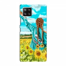 Чехлы для Samsung Galaxy A42 (5G) - с картинкой (Модные) (AlphaPrint) Девушка на поле - купить на Floy.com.ua