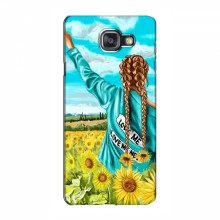 Чехлы для Samsung A7 2016, A7100, A710F - с картинкой (Модные) (AlphaPrint) Девушка на поле - купить на Floy.com.ua