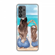 Чехлы для Samsung Galaxy A73 (5G) - с картинкой (Модные) (AlphaPrint) Мама и дочь - купить на Floy.com.ua