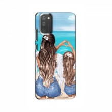 Чехлы для Samsung Galaxy M02s - с картинкой (Модные) (AlphaPrint) Мама и дочь - купить на Floy.com.ua