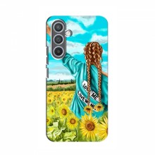 Чехлы для Samsung Galaxy M14 (M146) - с картинкой (Модные) (AlphaPrint) Девушка на поле - купить на Floy.com.ua