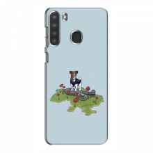 Чехлы с картинкой собаки Патрон для Самсунг А21 (AlphaPrint)