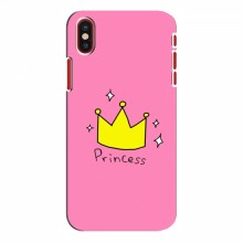 Чехлы для iPhone X - с картинкой (Стильные) (AlphaPrint) Princess - купить на Floy.com.ua